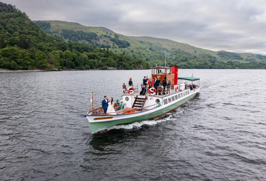 How to plan a wedding boat cruise in the Lake District