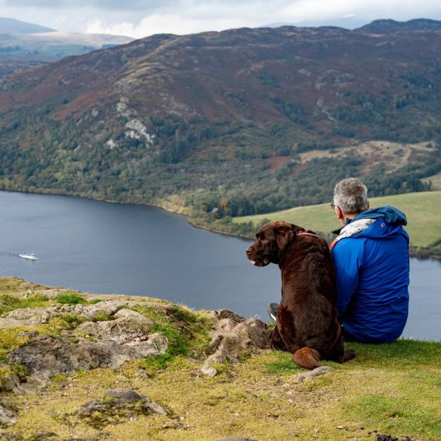 The very best view with your very best friend... when you walk and cruise with Ullswater 'Steamers'! 