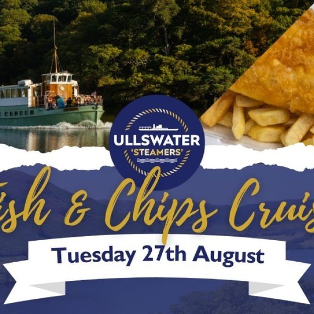 For the first time since before Covid, we'll be running one of our Fish and Chip Cruises from our Glenridding pier! 